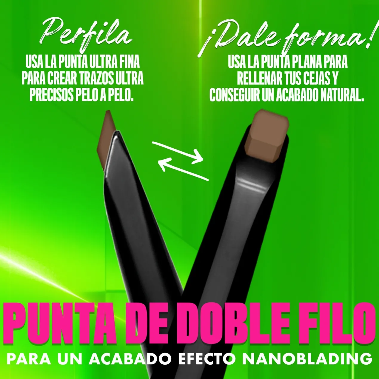 Blade & Shade Lápiz de cejas de doble punta