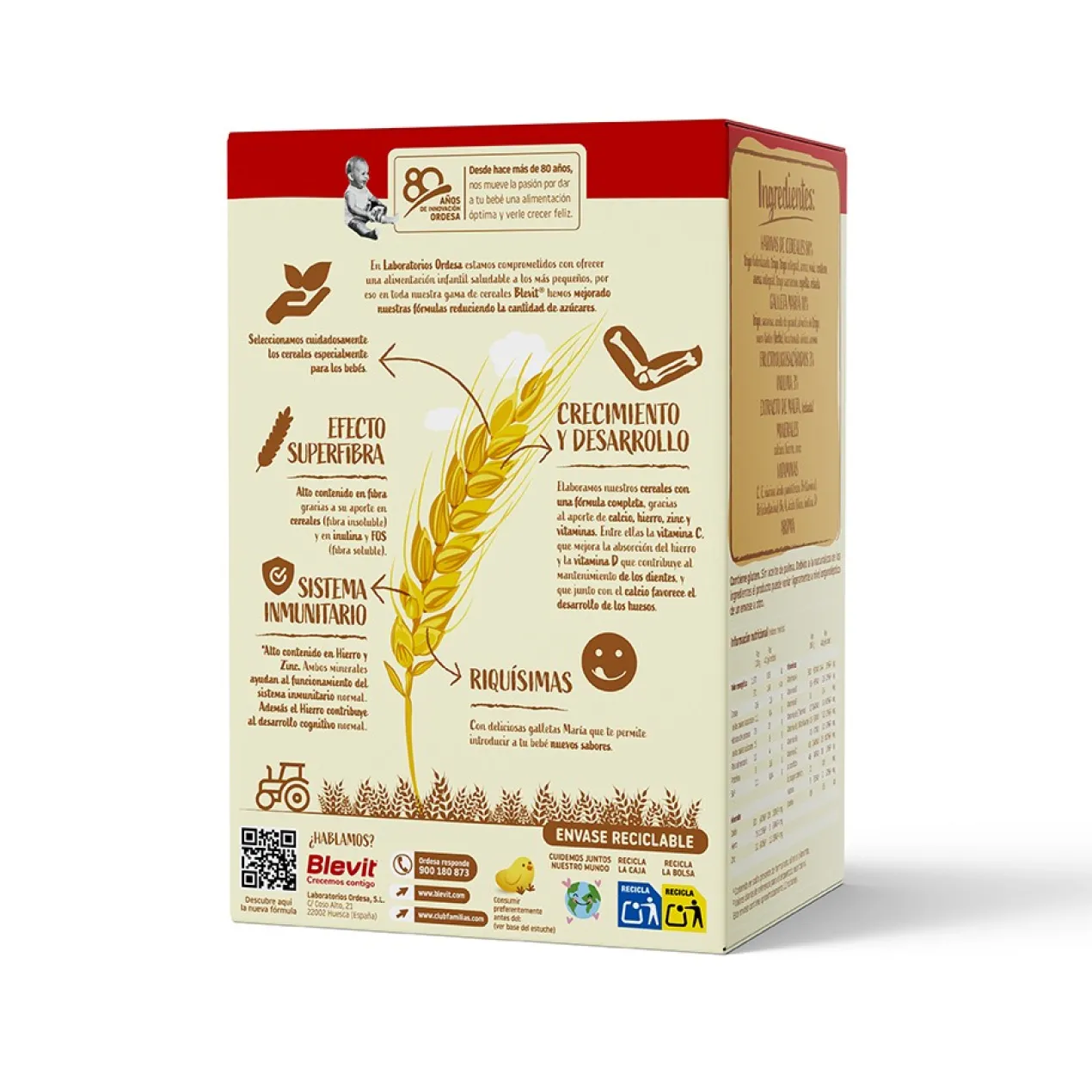 Blevit Superfibra 8 Cereales y Galleta