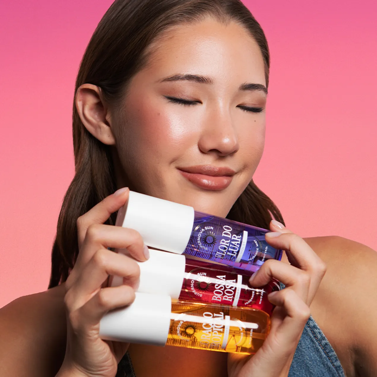 Body Mist Perfumado Flor Do Luar Violet