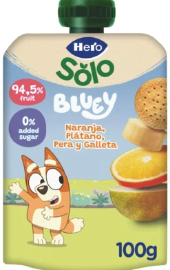Bolsita Mi fruta de Naranja, Plátano y Galleta Hero Nanos