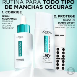 Bright Reveal Fluido Hidratante Anti-Manchas con Niacinamida SPF 50+