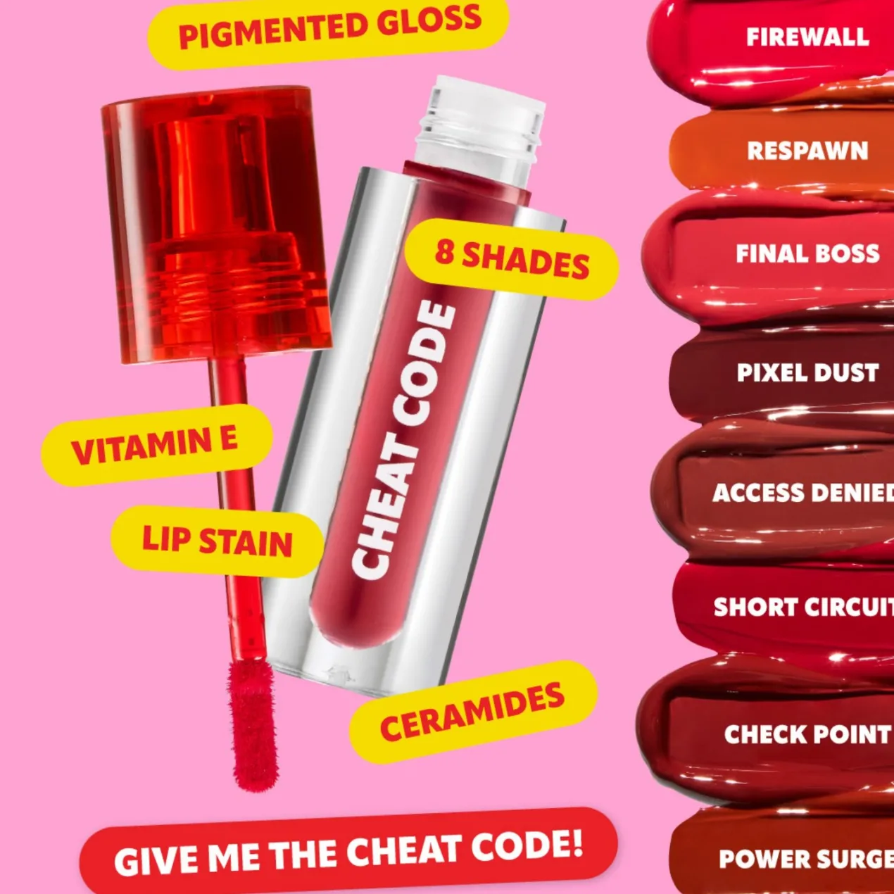 Brillo de Labios Hidratante Cheat Code Hydrating Lip Gloss Stain