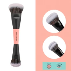 Brocha Doble Con Doble Lengua Base Y Corrector Duo Twist DT1