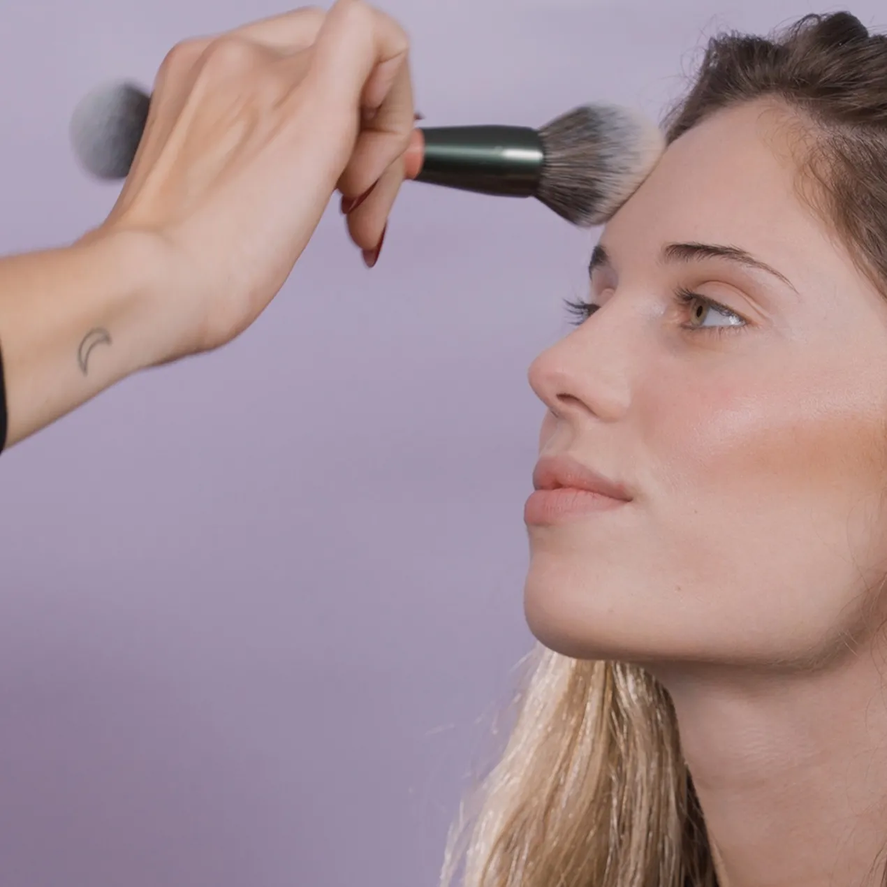 Brocha Doble Maquillaje En Polvo Duo Twist DT5