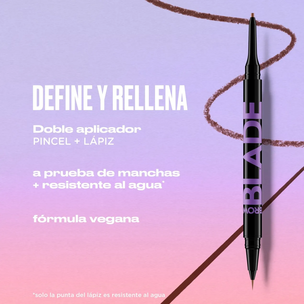 Brow Blade Lápiz de Cejas 2en1