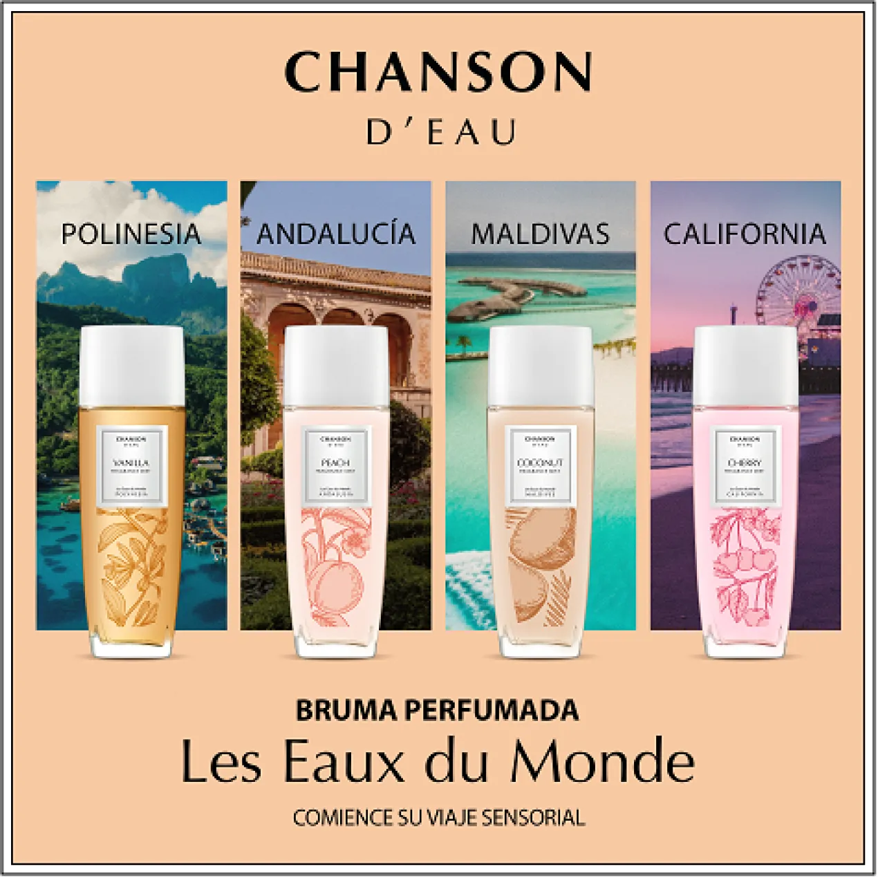 Bruma Perfumada Melocotón de Les Eaux Du Monde