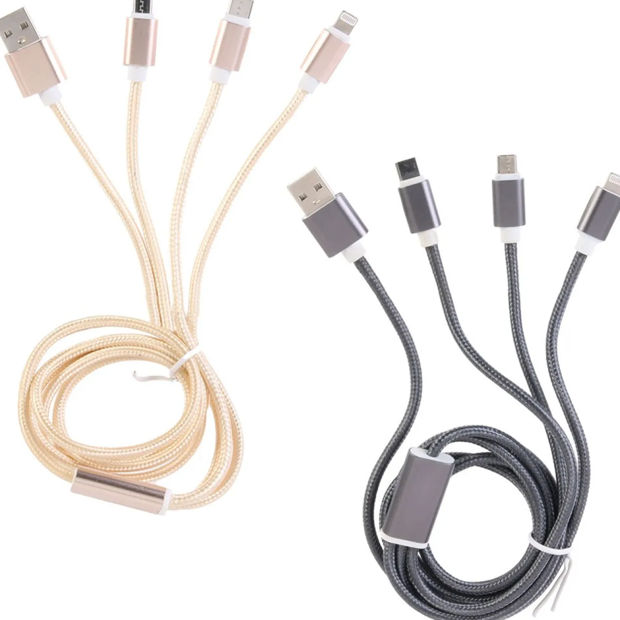 Cable USB 3 en 1 MICRO USB-T C