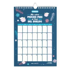 Calendario de Pared 2025 No me da la vida