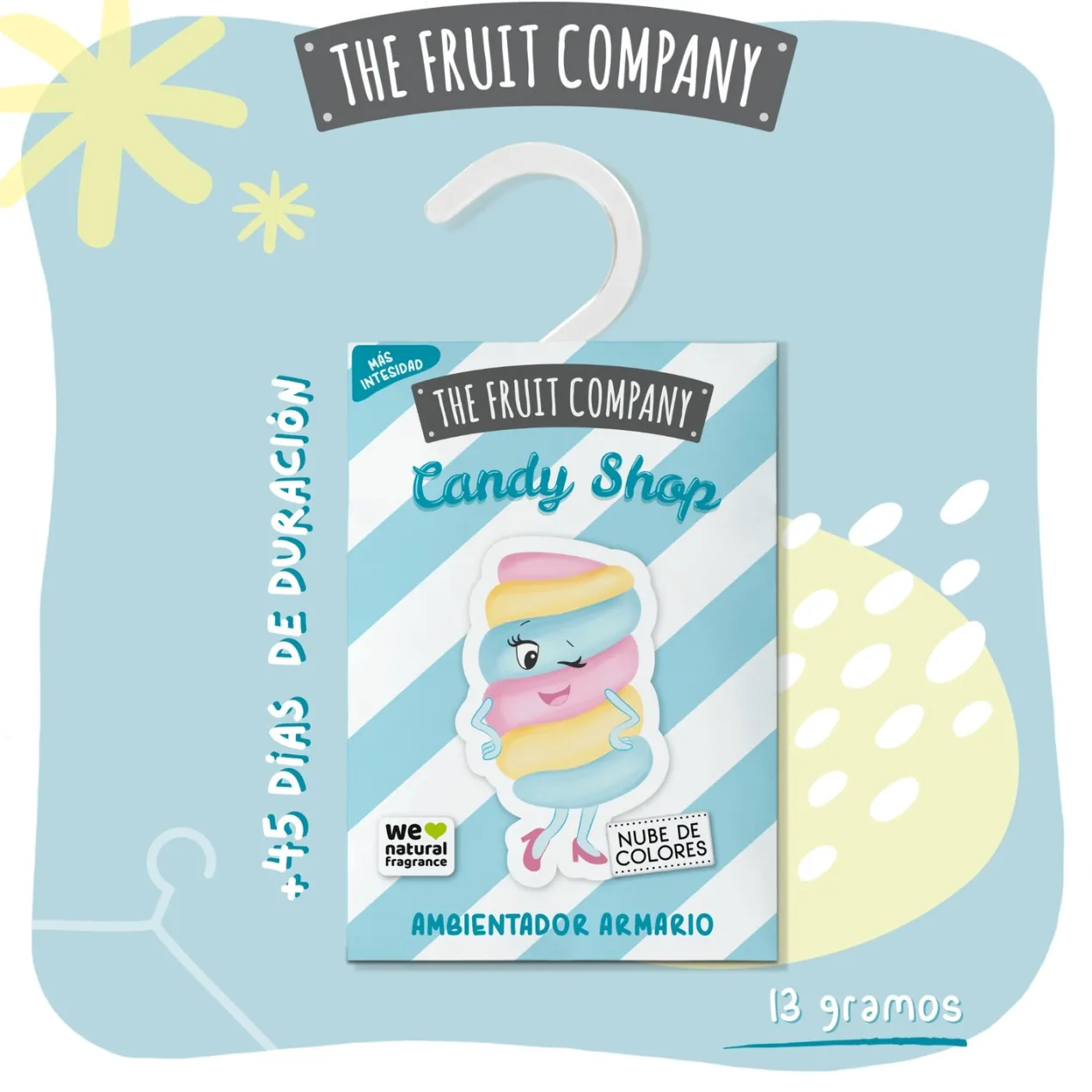 Candy Shop Ambientador Armario Nube de Colores
