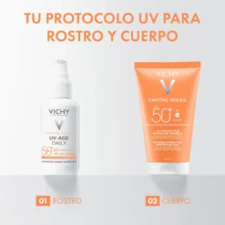 Capital Soleil Leche Hidratante Invisible SPF50+