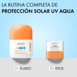 Capital Soleil UV Aqua Fluido Hidratante SPF50 tono medio