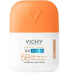 Capital Soleil UV Aqua Fluido Hidratante SPF50 tono claro