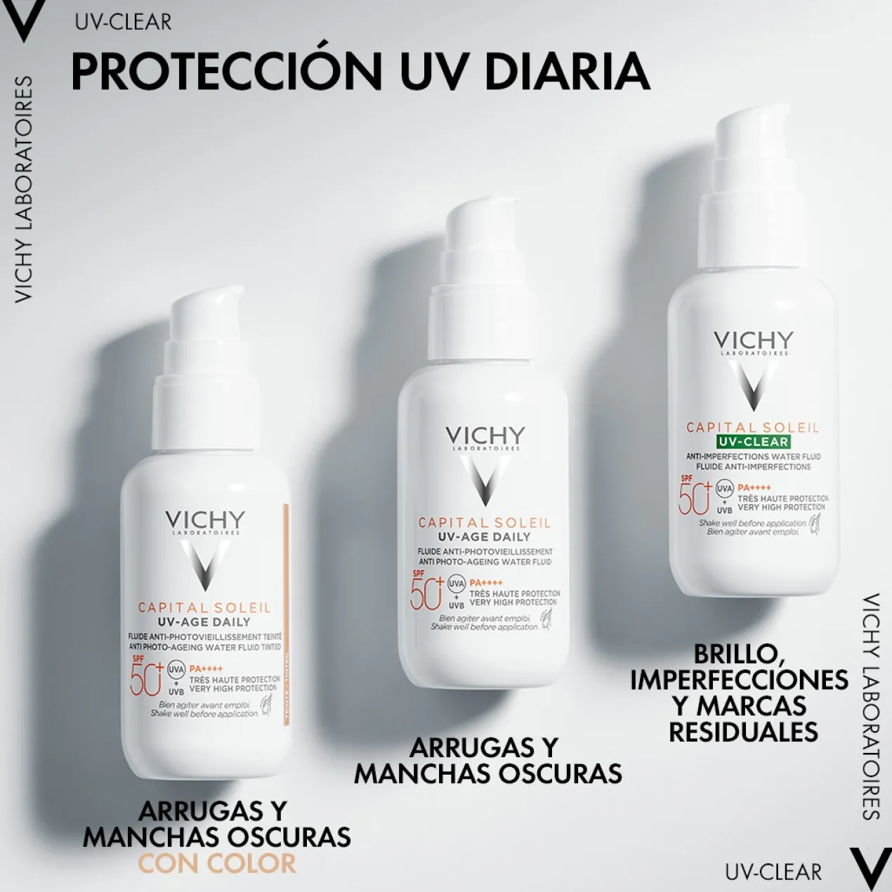 Capital Soleil UV Clear SPF50 Fluido Anti Imperfecciones