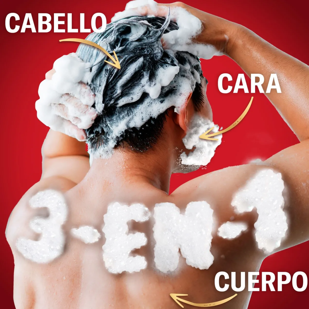 Captain Gel Ducha-Champú 3 en 1