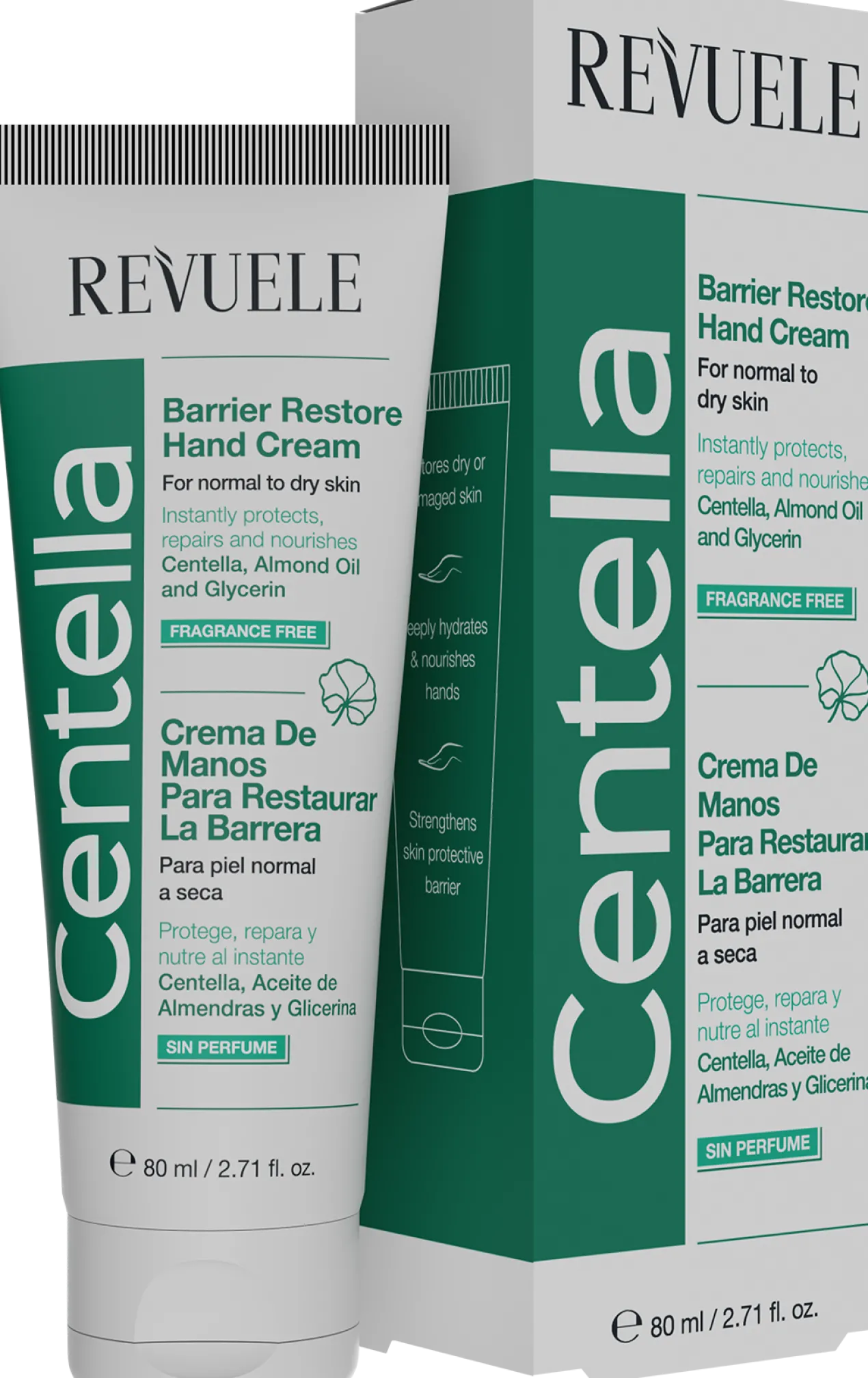 Centella Crema de Manos para Restaurar la Barrera
