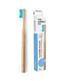 Cepillo de Dientes de Bambú con Cabezal Reemplazable Adult Soft