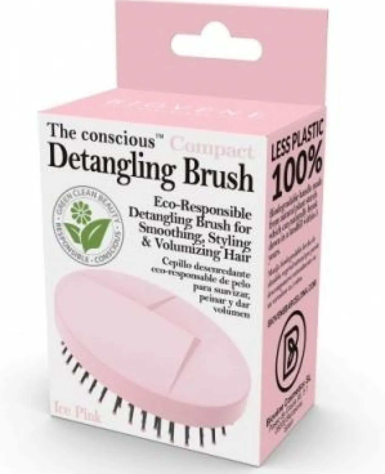 Cepillo Desenredante Compacto Biodegradable