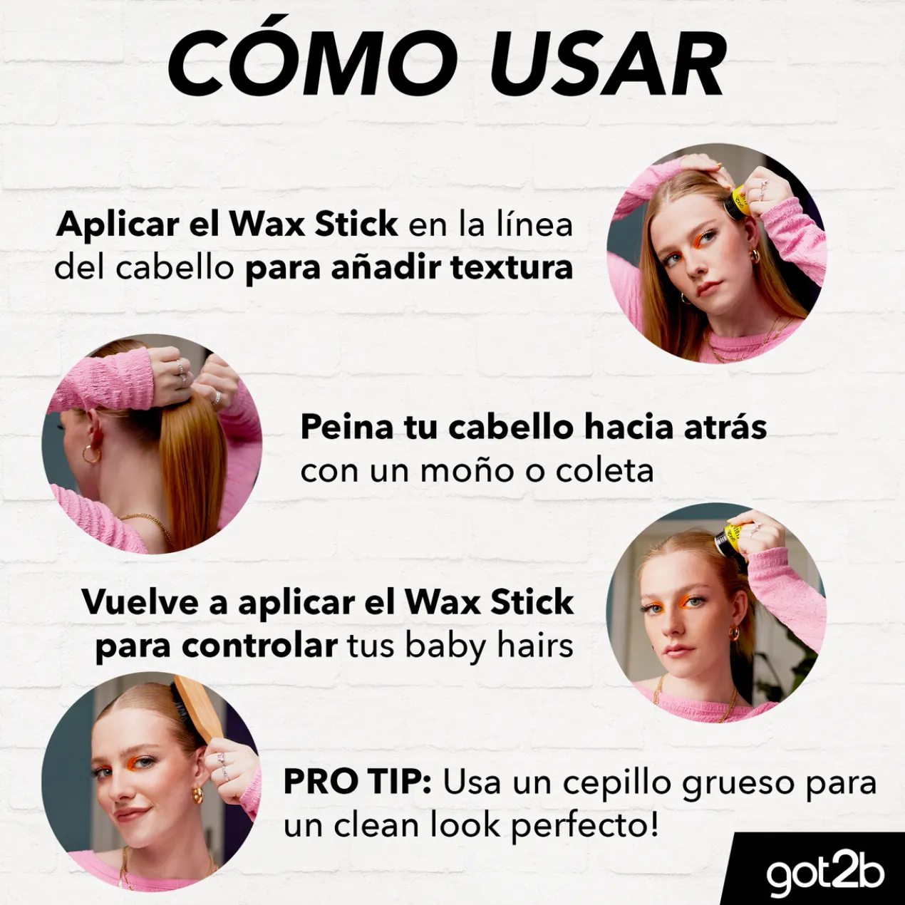 Cera de Peinado Glued Wax Stick