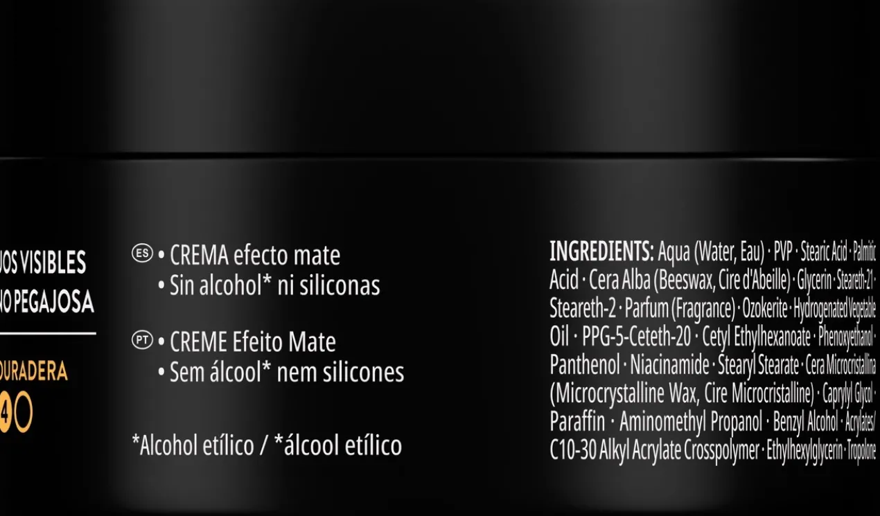 Cera de Peinado Matt Cream
