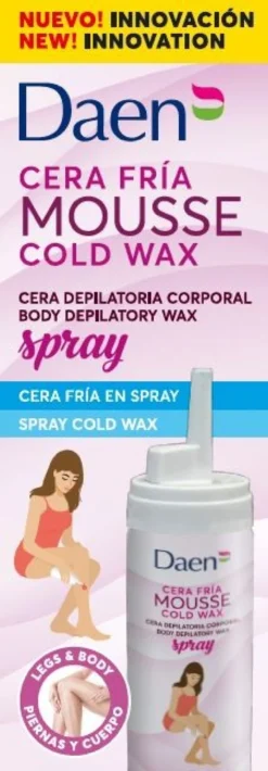 Cera Fría Mousse Cold Wax Cera Depilatoria Corporal Spray