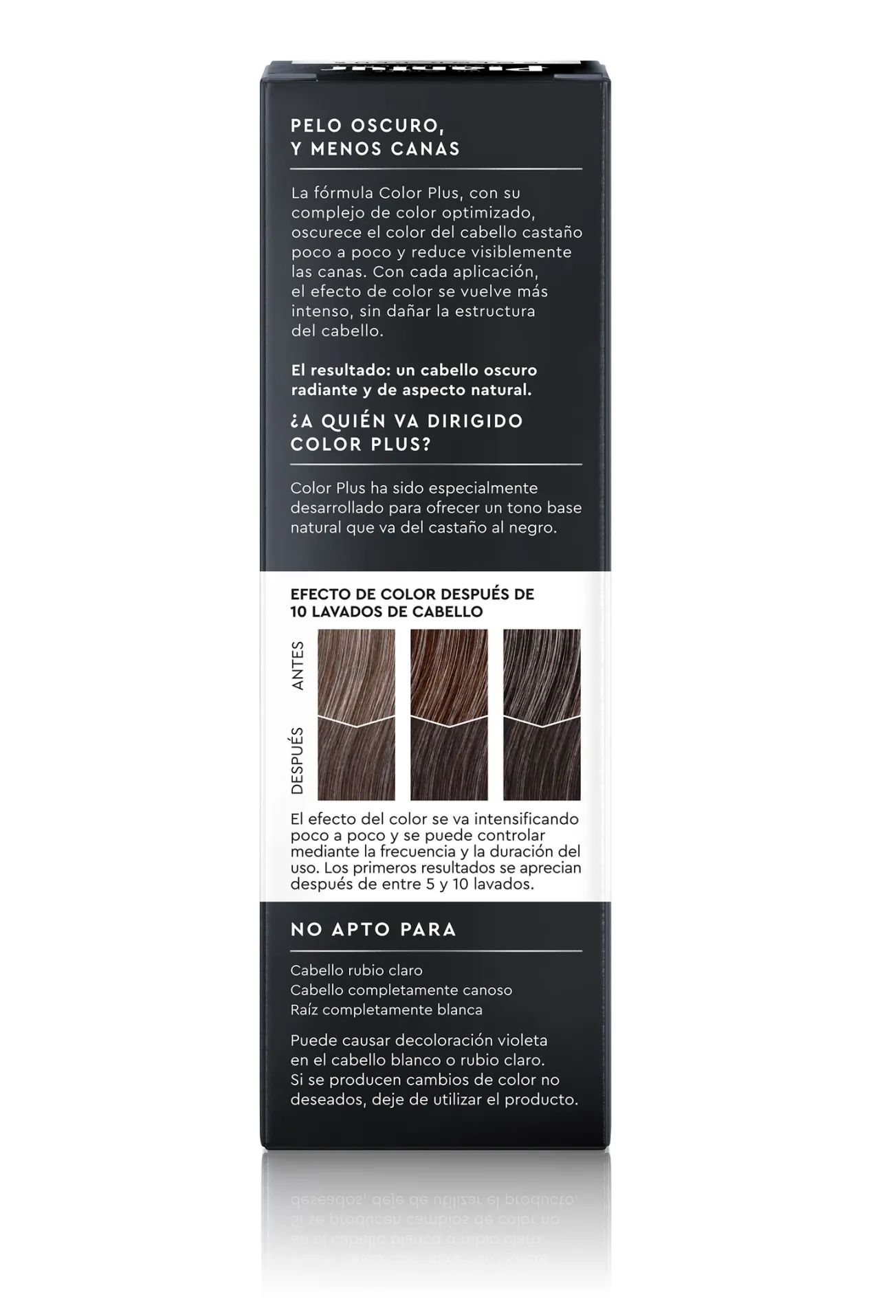 Champú Color Plus Castaño Oscuro a Negro