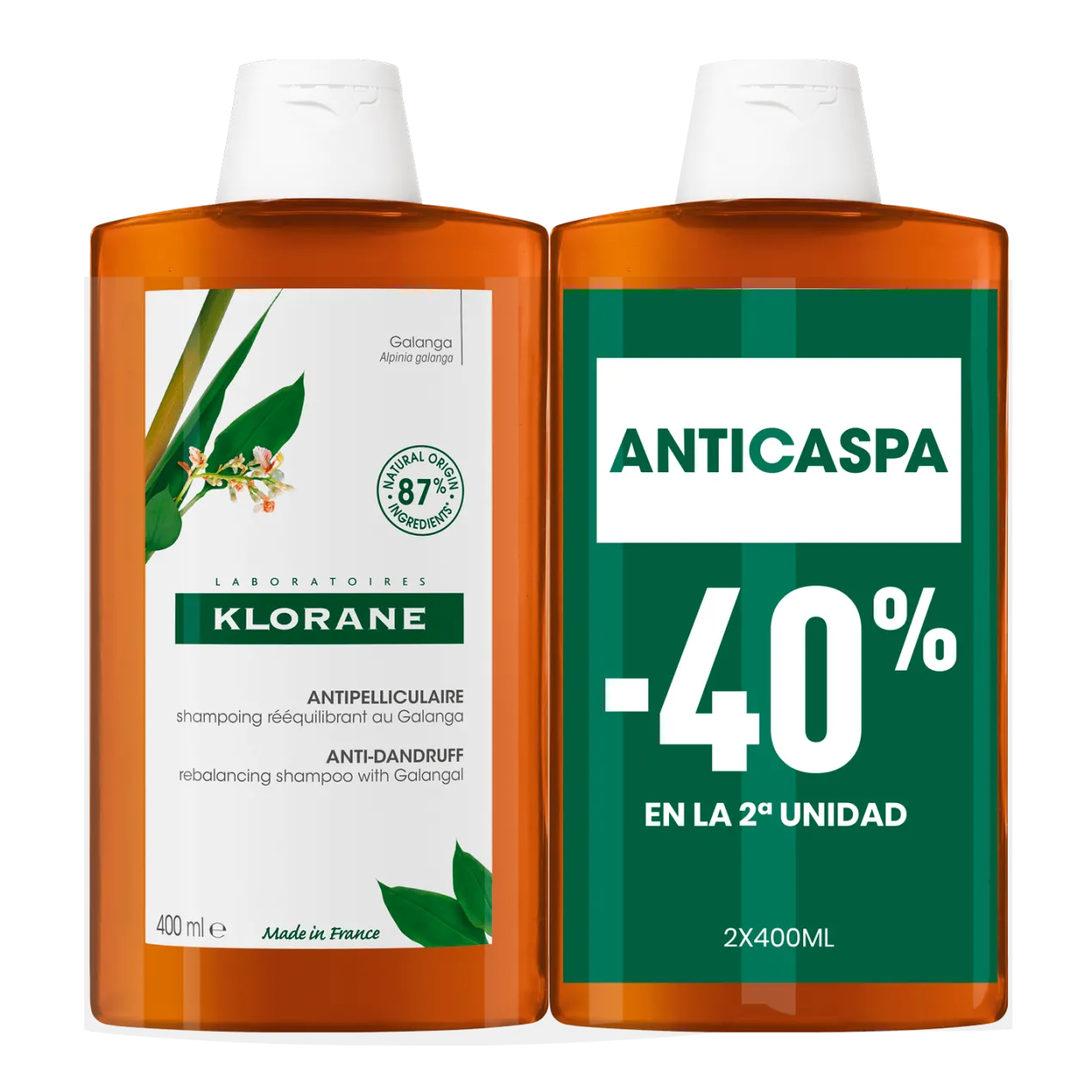 Champú Galanga Anticaspa Cuero Cabelludo