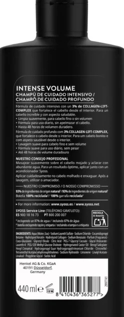 Champú Intense Volume