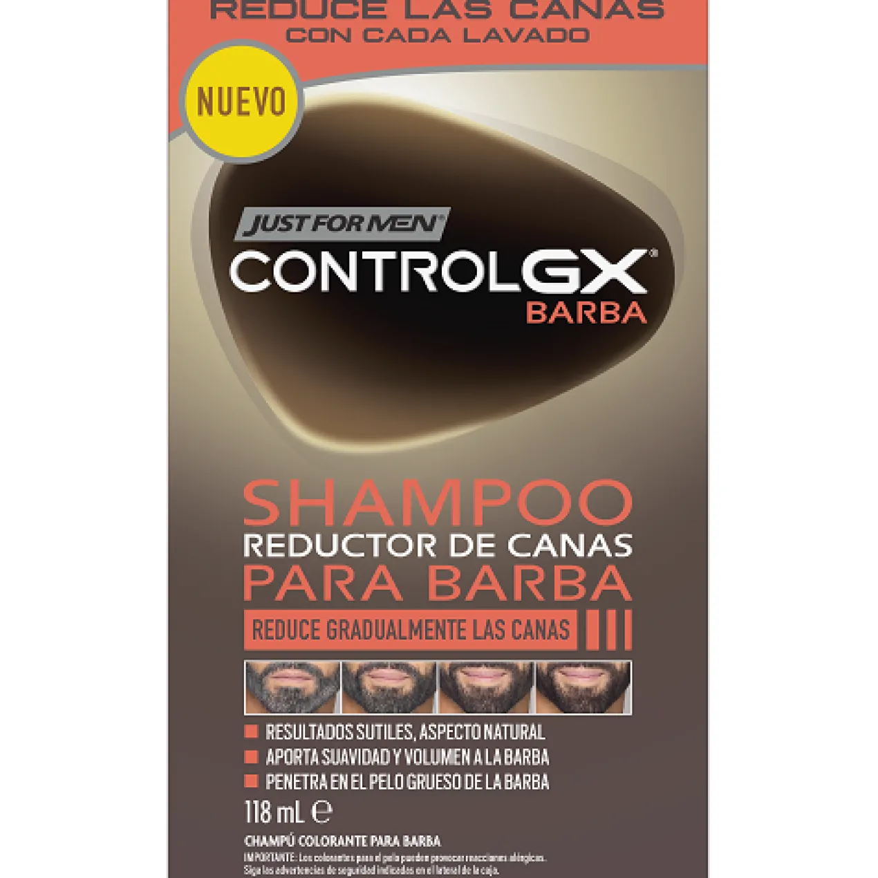 Champú Reductor de Canas Para Barba