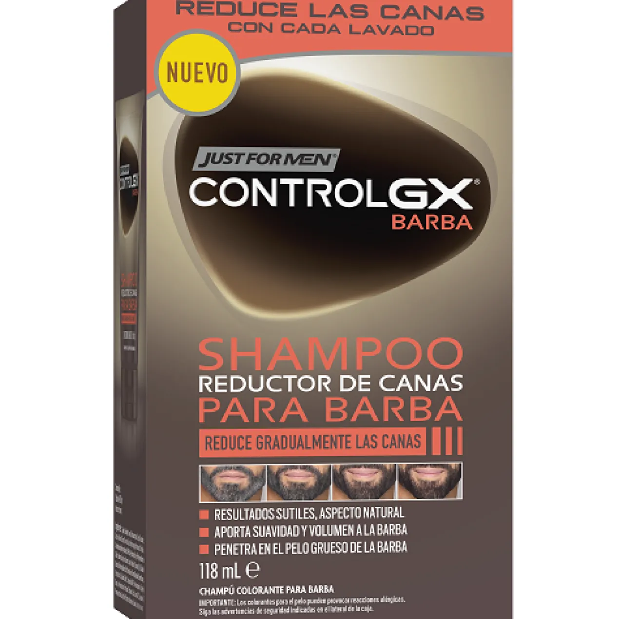 Champú Reductor de Canas Para Barba