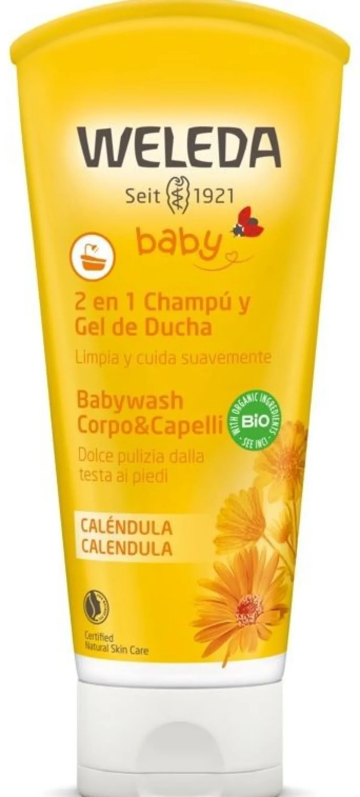 Champú y Gel de Ducha de Caléndula Bebé