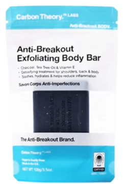Charcoal & Tea Tree Oil Barra Exfoliante Corporal