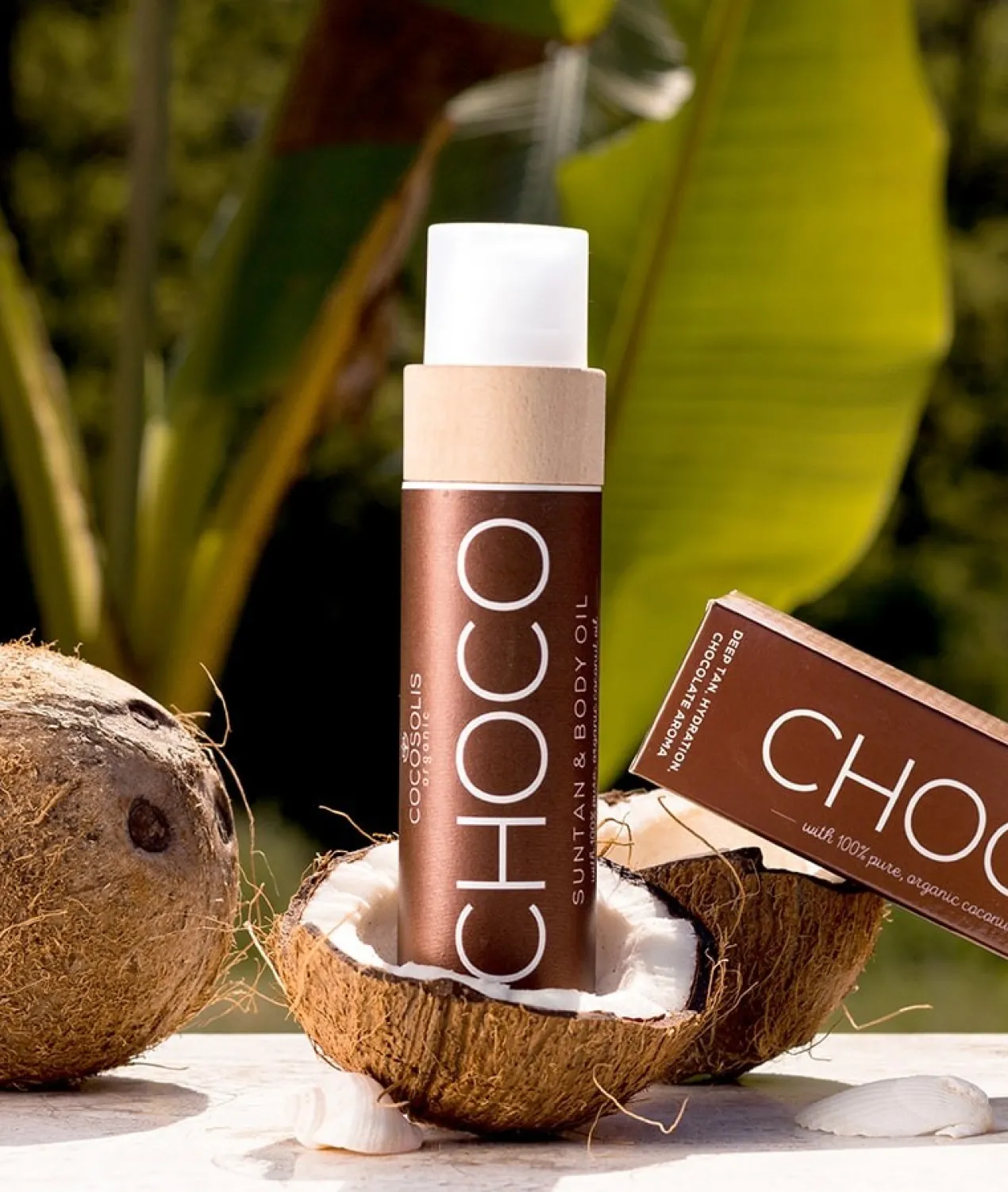 Choco Aceite Corporal Bronceador