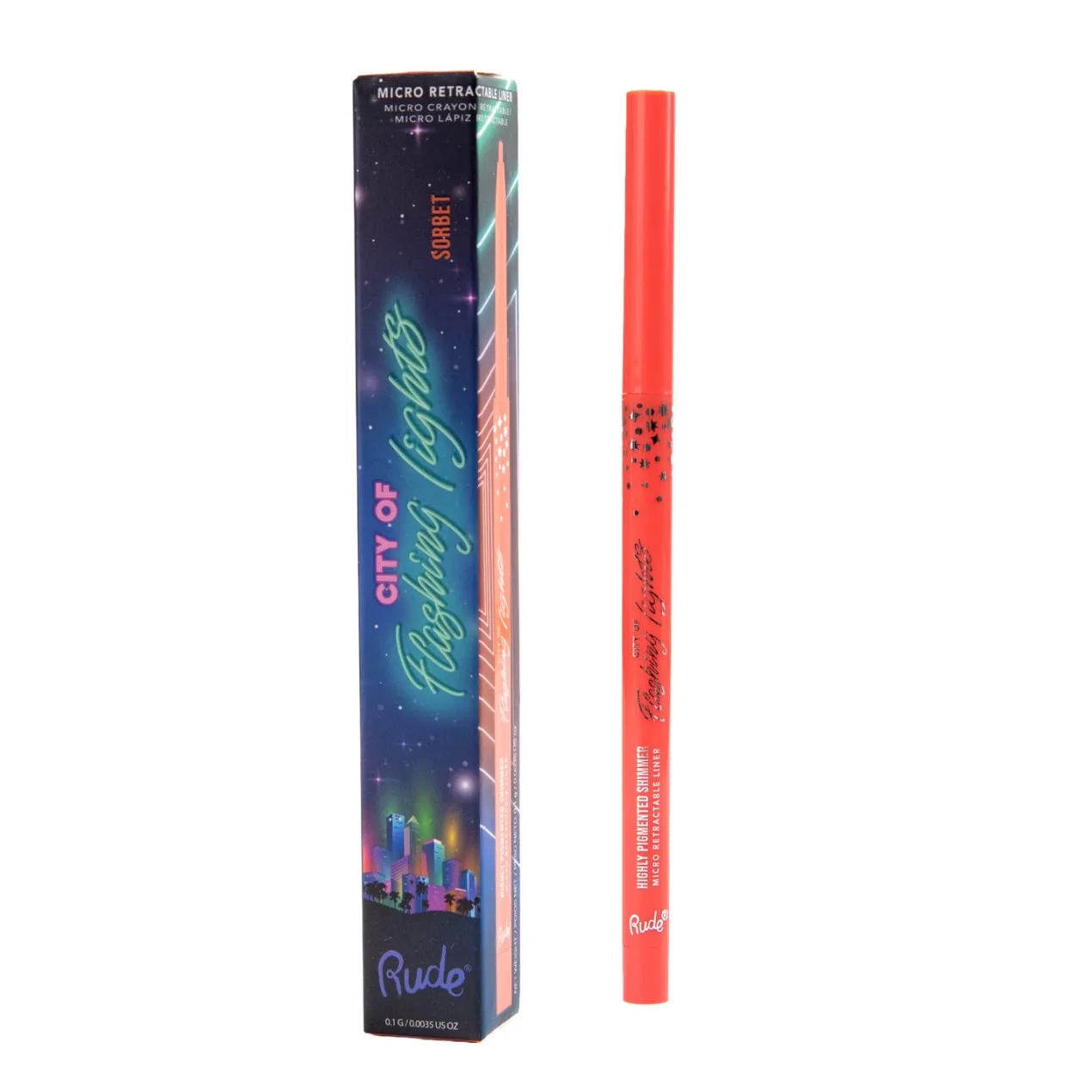 City of Flashing Lights Micro Retractable Liner