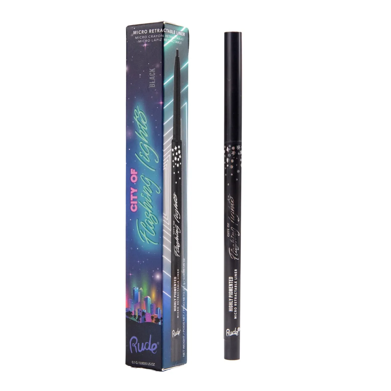 City of Flashing Lights Micro Retractable Liner