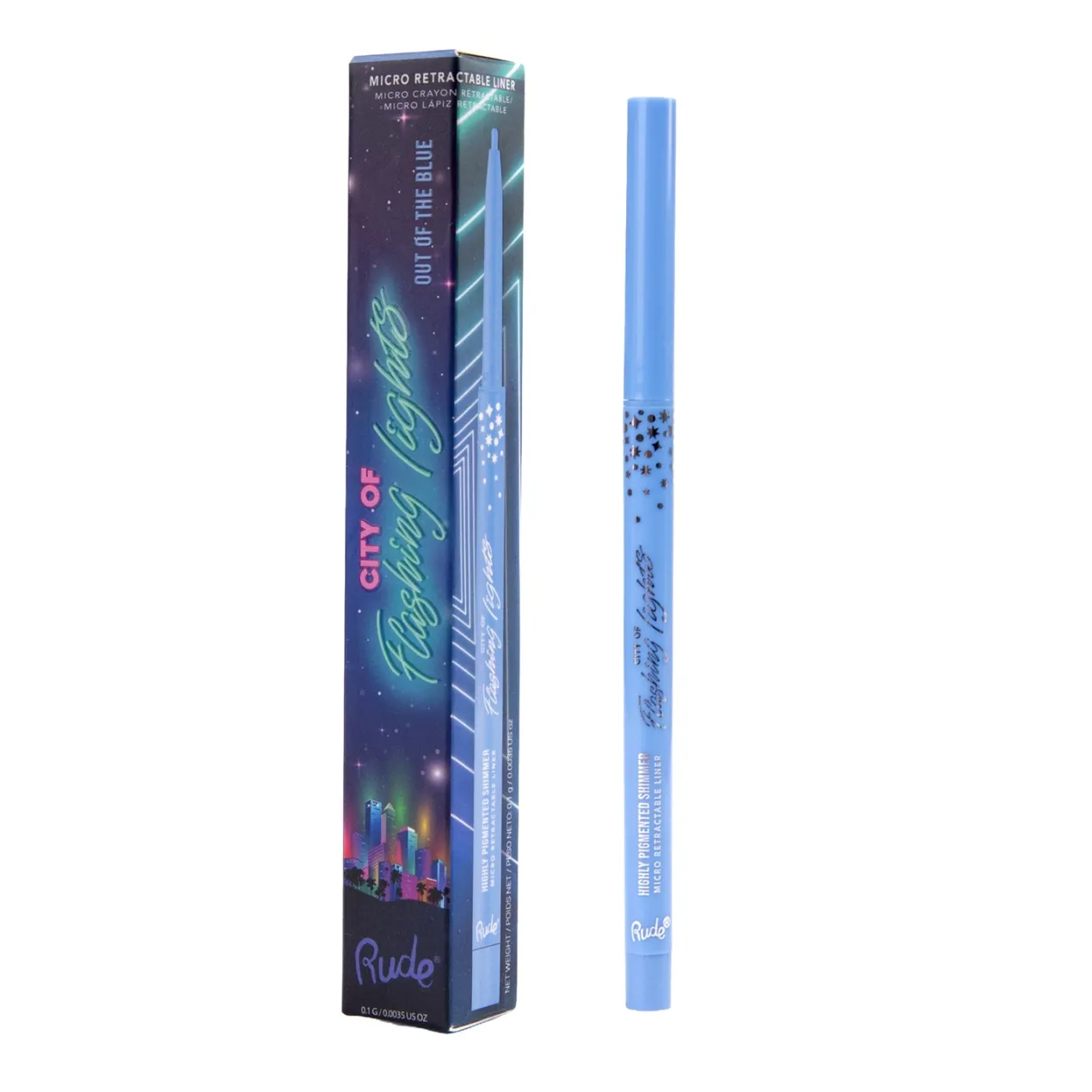 City of Flashing Lights Micro Retractable Liner