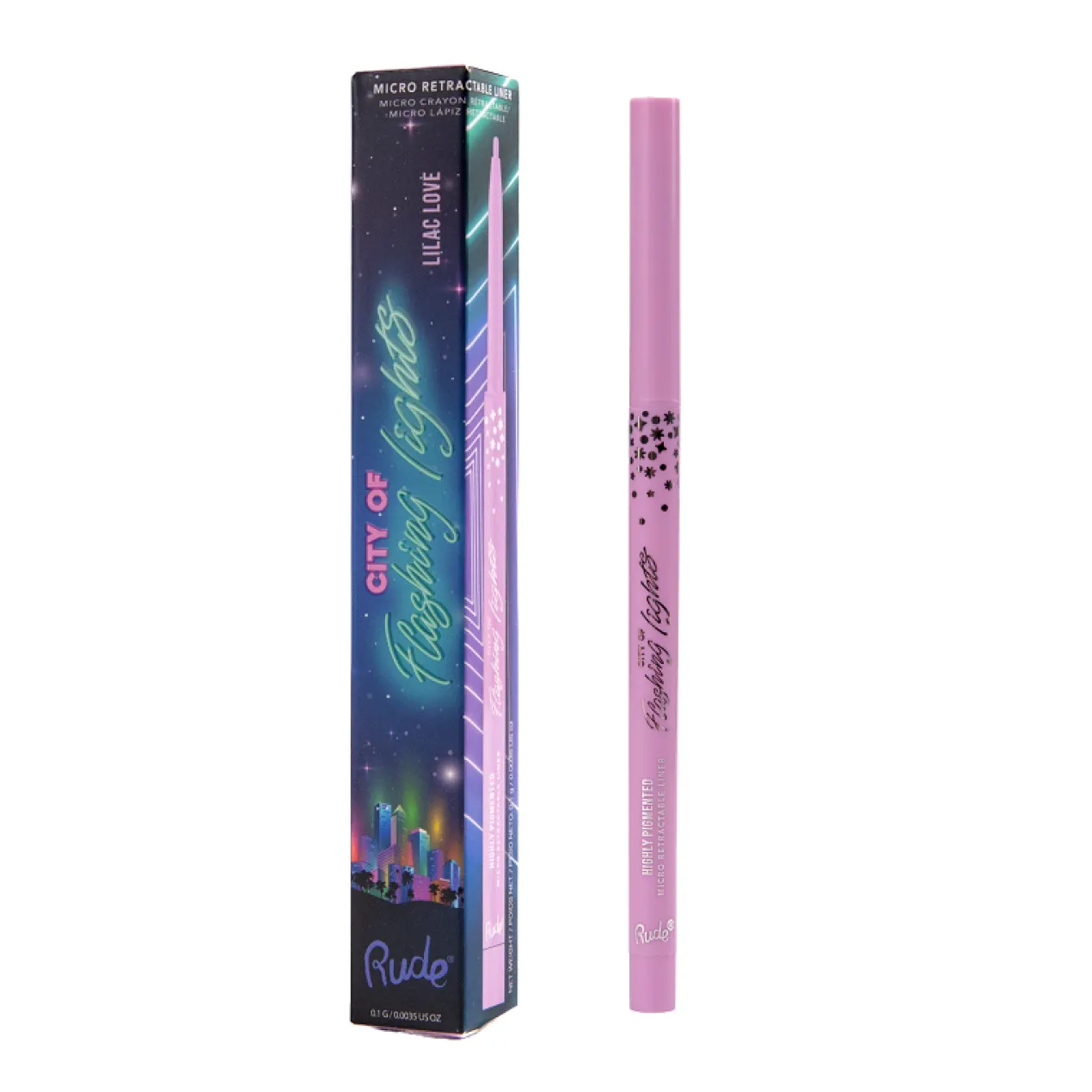City of Flashing Lights Micro Retractable Liner