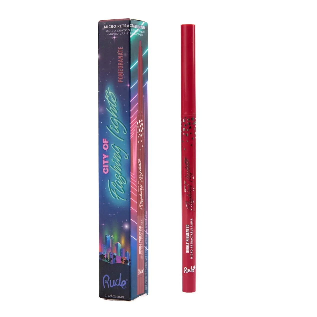 City of Flashing Lights Micro Retractable Liner
