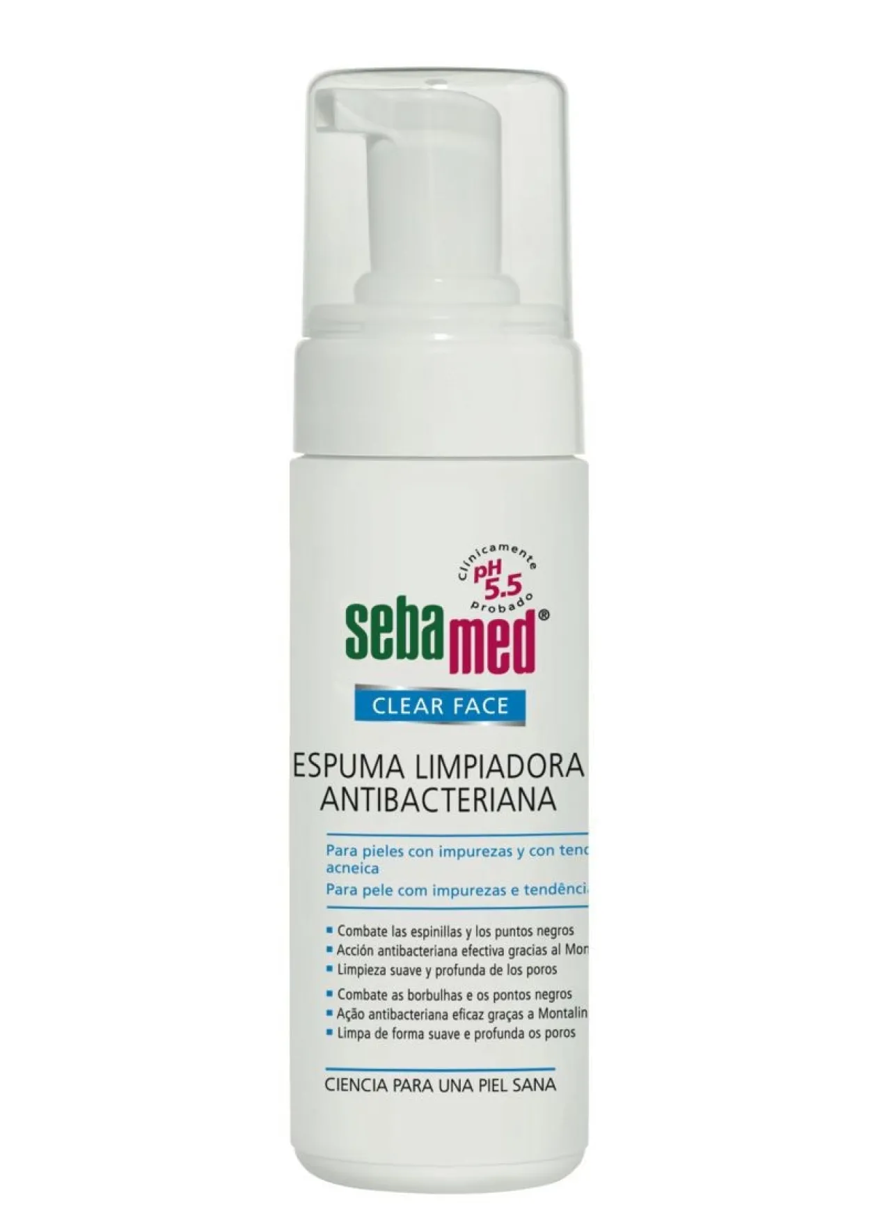 Clear Face Espuma Limpiadora Antibacteriana