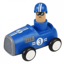 Coche de Carreras Para Empujar Azul