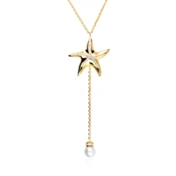 Collar Danhela Plata de Ley / Recubrimiento oro 18K