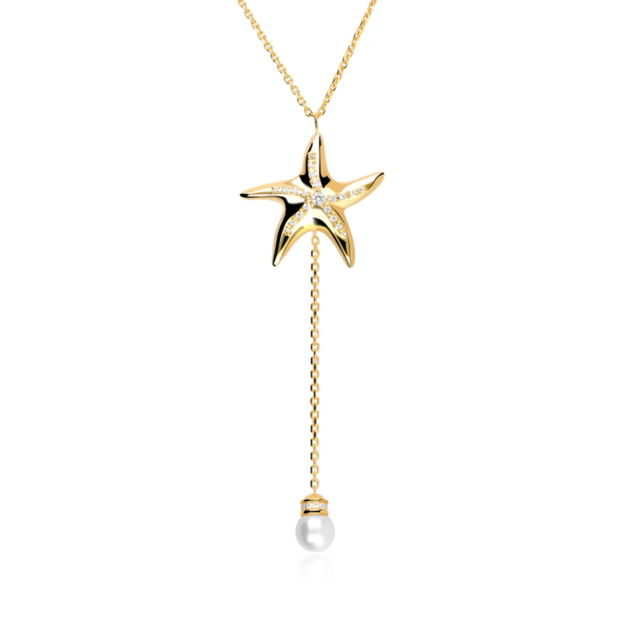 Collar Danhela Plata de Ley / Recubrimiento oro 18K