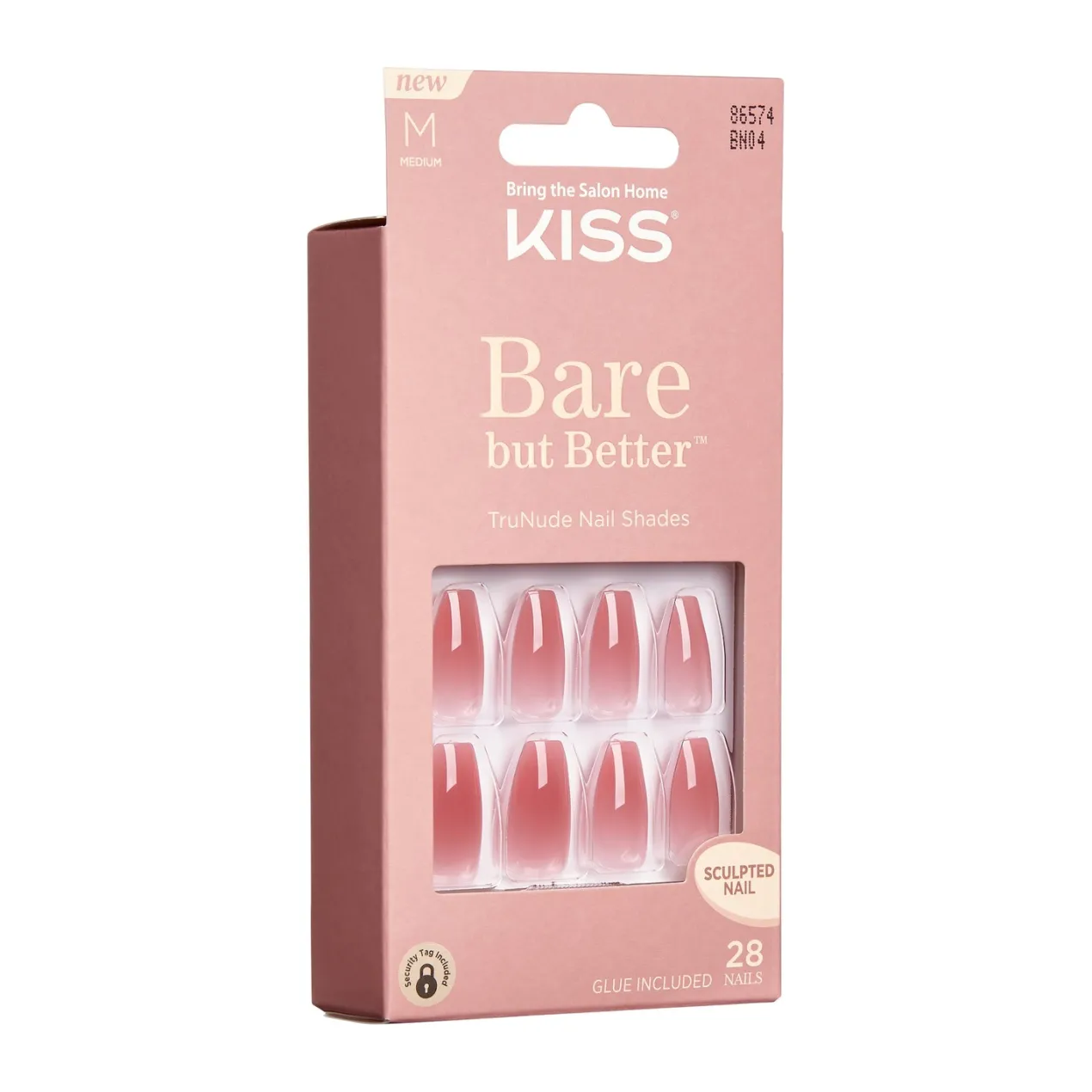 Color Nails Nude Uñas Postizas