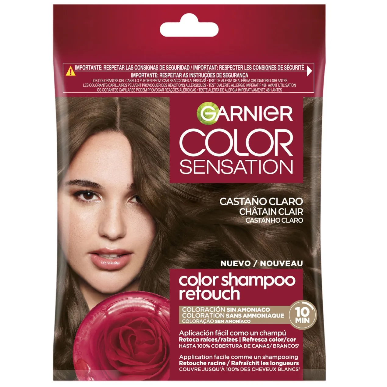 Color Sensation Color Shampoo Retouch Coloración Semi-permanente Sin Amoniaco