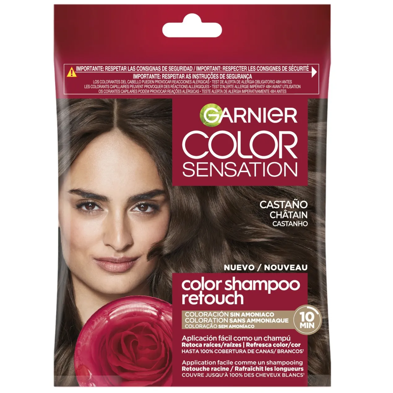 Color Sensation Color Shampoo Retouch Coloración Semi-permanente Sin Amoniaco