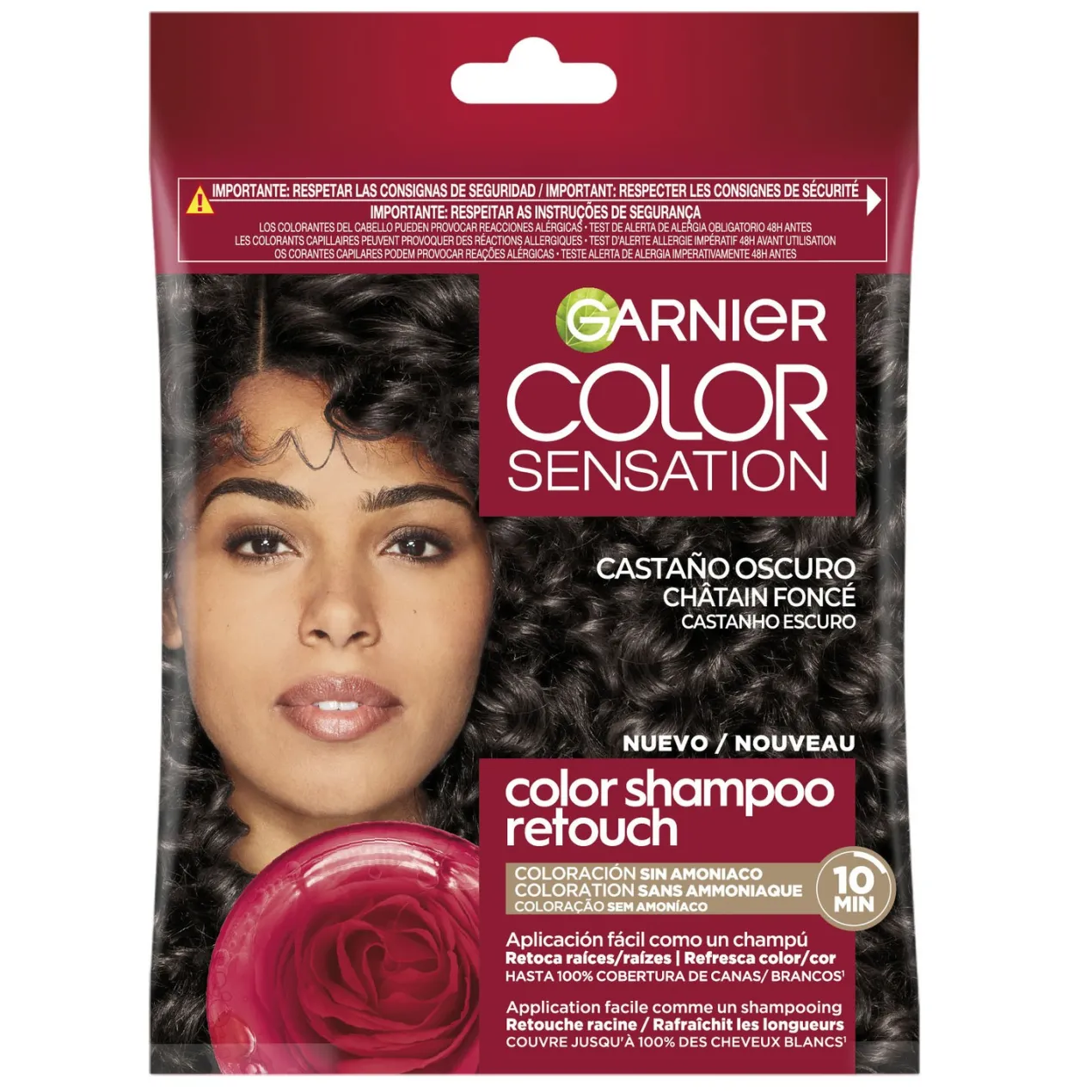 Color Sensation Color Shampoo Retouch Coloración Semi-permanente Sin Amoniaco