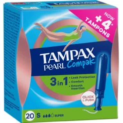 Compak Pearl Súper Tampones