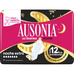Compresa Ultrafina Noche Extra con Alas