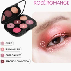Connect In Colour Rose Lens Paleta de sombras de ojos
