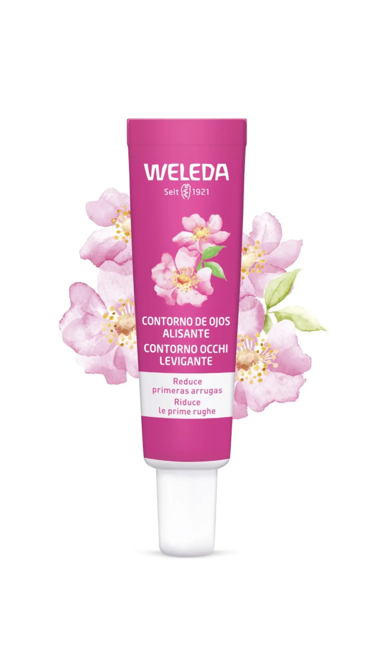 Contorno de Ojos Alisante de Rosa Mosqueta y Té Blanco