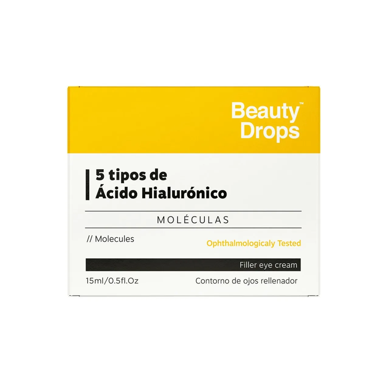 Contorno de Ojos Rellenador con 5 Tipos de Ácido Hialurónico